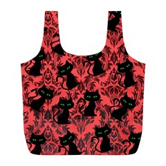 Halloween Cats Full Print Recycle Bag (l) by NerdySparkleGoth