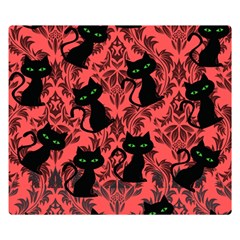 Halloween Cats Double Sided Flano Blanket (small)  by NerdySparkleGoth