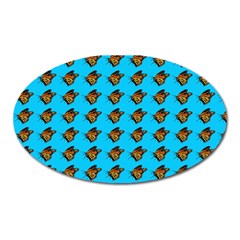 Monarch Butterfly Print Oval Magnet by Kritter