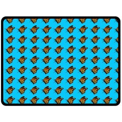 Monarch Butterfly Print Fleece Blanket (large)  by Kritter