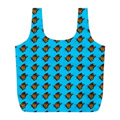 Monarch Butterfly Print Full Print Recycle Bag (l) by Kritter