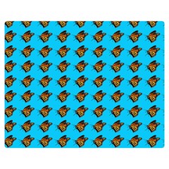 Monarch Butterfly Print Double Sided Flano Blanket (medium)  by Kritter