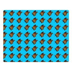 Monarch Butterfly Print Double Sided Flano Blanket (large)  by Kritter