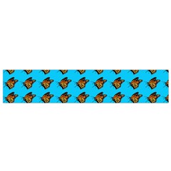 Monarch Butterfly Print Small Flano Scarf by Kritter