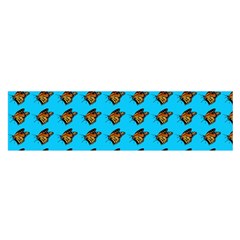 Monarch Butterfly Print Satin Scarf (oblong) by Kritter