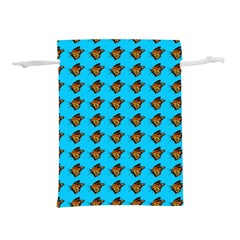 Monarch Butterfly Print Lightweight Drawstring Pouch (M)