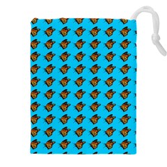 Monarch Butterfly Print Drawstring Pouch (4xl) by Kritter