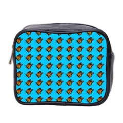 Monarch Butterfly Print Mini Toiletries Bag (two Sides) by Kritter