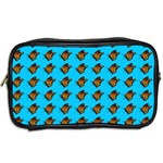 Monarch Butterfly Print Toiletries Bag (Two Sides) Back