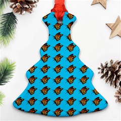 Monarch Butterfly Print Ornament (christmas Tree) 