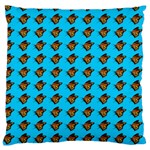 Monarch Butterfly Print Large Cushion Case (One Side) Front