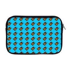 Monarch Butterfly Print Apple Macbook Pro 17  Zipper Case by Kritter