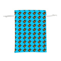 Monarch Butterfly Print Lightweight Drawstring Pouch (l) by Kritter