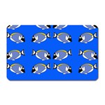 Powder Blue Tang Print Magnet (Rectangular) Front