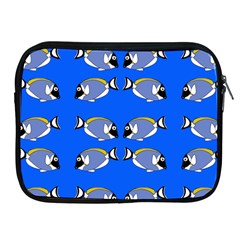 Powder Blue Tang Print Apple Ipad 2/3/4 Zipper Cases by Kritter