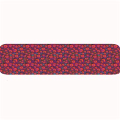 Pink Zoas Print Large Bar Mats by Kritter