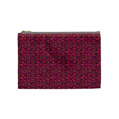 Pink Zoas Print Cosmetic Bag (medium) by Kritter