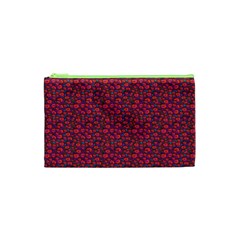 Pink Zoas Print Cosmetic Bag (xs) by Kritter