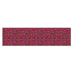 Pink Zoas Print Satin Scarf (oblong) by Kritter