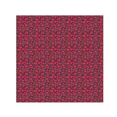 Pink Zoas Print Small Satin Scarf (square) by Kritter