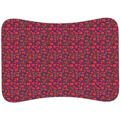 Pink Zoas Print Velour Seat Head Rest Cushion by Kritter