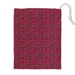 Pink Zoas Print Drawstring Pouch (4xl) by Kritter