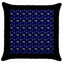 Clown Trigger Print Throw Pillow Case (black) by Kritter