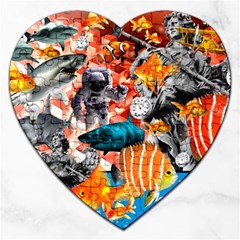 Point Of Entry Jigsaw Puzzle (heart) by impacteesstreetwearcollage