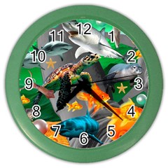 Point Of Entry 4 Color Wall Clock by impacteesstreetwearcollage