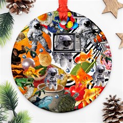 Point Of Entry 3 Ornament (round) by impacteesstreetwearcollage