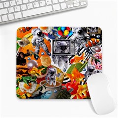 Point Of Entry 3 Large Mousepads by impacteesstreetwearcollage