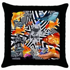 Point Of Entry 2 Throw Pillow Case (black) by impacteesstreetwearcollage