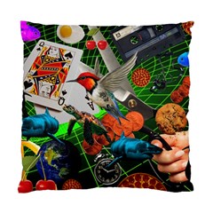 Through Space And Time Standard Cushion Case (one Side) by impacteesstreetwearcollage