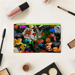 Through Space And Time Cosmetic Bag (xs) by impacteesstreetwearcollage