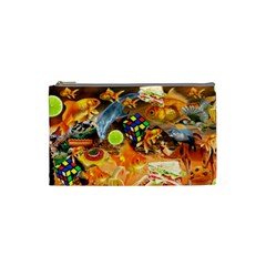 Through Space And Time 5 Cosmetic Bag (small) by impacteesstreetwearcollage