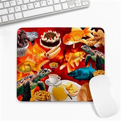 Through Space And Time 4 Large Mousepads by impacteesstreetwearcollage