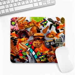 Through Space And Time 3 Large Mousepads by impacteesstreetwearcollage