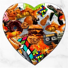 Through Space And Time 3 Jigsaw Puzzle (heart)