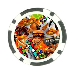 Through Space And Time 3 Poker Chip Card Guard by impacteesstreetwearcollage