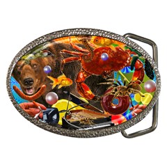 Through Space And Time 2 Belt Buckles by impacteesstreetwearcollage