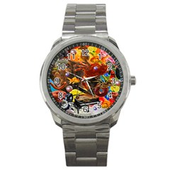 Through Space And Time 2 Sport Metal Watch by impacteesstreetwearcollage