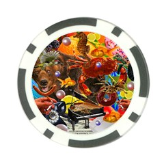 Through Space And Time 2 Poker Chip Card Guard by impacteesstreetwearcollage