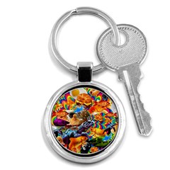 Journey Through Time Key Chain (round) by impacteesstreetwearcollage