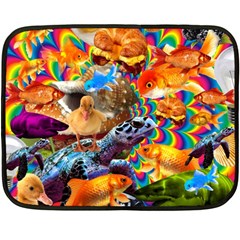 Journey Through Time Fleece Blanket (mini) by impacteesstreetwearcollage