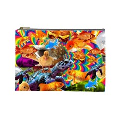 Journey Through Time Cosmetic Bag (large) by impacteesstreetwearcollage