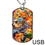 Journey Through Time Dog Tag USB Flash (Two Sides) Front