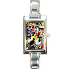 The Stars At Night Rectangle Italian Charm Watch by impacteesstreetwearcollage