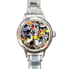 The Stars At Night Round Italian Charm Watch by impacteesstreetwearcollage