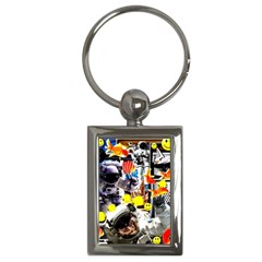 The Stars At Night Key Chain (rectangle)