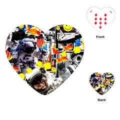 The Stars At Night Playing Cards Single Design (heart) by impacteesstreetwearcollage